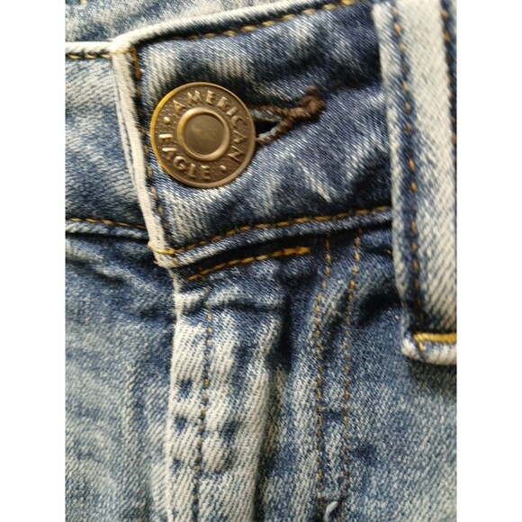 American Eagle Jeans Mens 26x28 Blue AirFlex+ Athletic Skinny Distressed Stretch - Picture 11 of 16